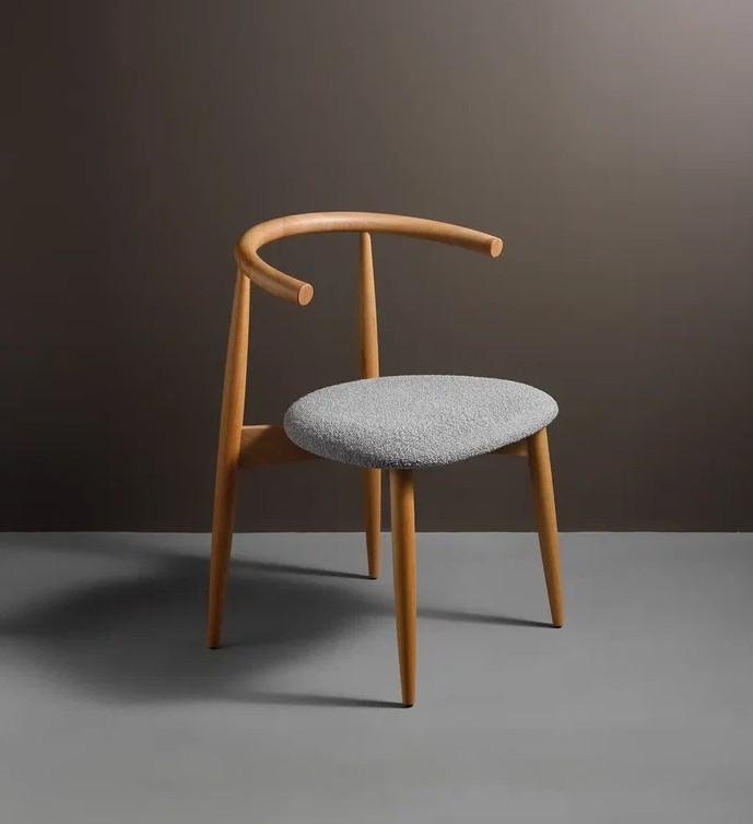 Стул "Buffalo", дерево бук, окрас бесцветный, ткань Вектор Letto 04